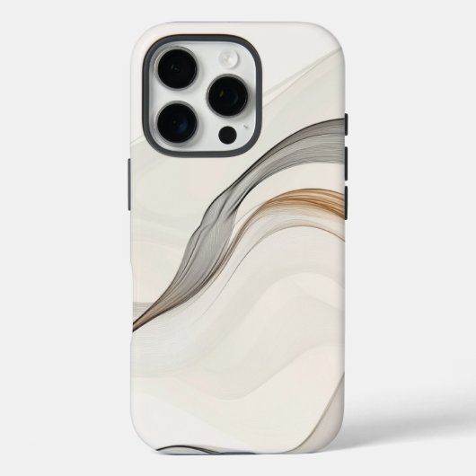 Minimalistisch | Delikate Leaf & Branch Sketch Case-Mate iPhone Hülle (Rückseite)