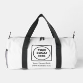 Minimalistisch | Design für kundenspezifische Firm Duffle Bag (Rückseite)