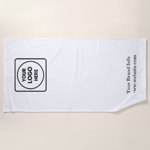 Minimalistisch   Design für kundenspezifische Firm Strandtuch
