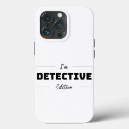 Minimalistisch Detective Edition iPhone 13 Pro-Hül Case-Mate iPhone Hülle