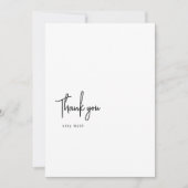 Minimalistisch Digital Vielen Dank Einladung (Vorderseite)