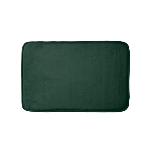 Minimalistisch dunkelkieferngrün solide schlicht e badematte (Vorderseite)