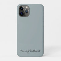 Minimalistisch Dusty Blue Beruflich Simple