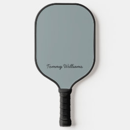 Minimalistisch Dusty Blue Beruflich Simple Pickleball Schläger