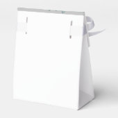 Minimalistisch Dusty Blue Botanical Gevor Boxes Geschenkschachtel (Rückseite)