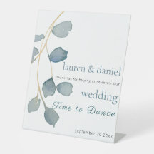 Minimalistisch Dusty Blue Wedding