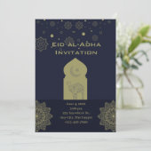Minimalistisch Eid al-adha Einladung (Stehend Vorderseite)