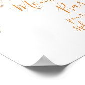 Minimalistisch ein wenig Pumpkin Mama Osa Bar Poster (Ecke)