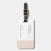 Minimalistisch einfach Beruflich bemerkbar Gepäckanhänger (Vorderseite vertikal)