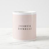Minimalistisch einfach Beruflich bemerkbar Jumbo-Tasse (Vorderseite)
