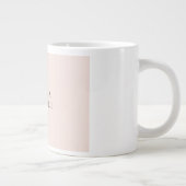 Minimalistisch einfach Beruflich bemerkbar Jumbo-Tasse (Rechts)