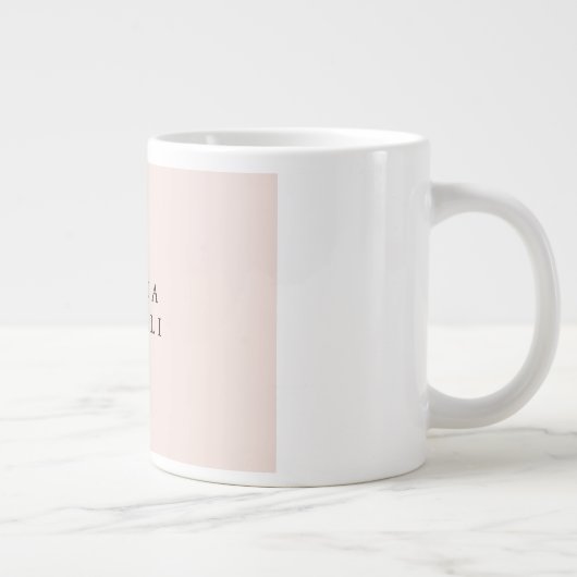 Minimalistisch einfach Beruflich bemerkbar Jumbo-Tasse (Rechts)