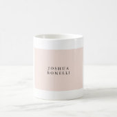 Minimalistisch einfach Beruflich bemerkbar Kaffeetasse (Mittel)
