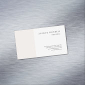 Minimalistisch einfach Beruflich bemerkbar Magnetische Visitenkarte (Beispiel)