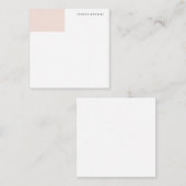 Minimalistisch einfach Beruflich bemerkbar Mitteilungskarte (Vorne/Hinten)