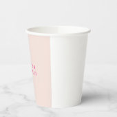 Minimalistisch einfach Beruflich bemerkbar Pappbecher (Links)