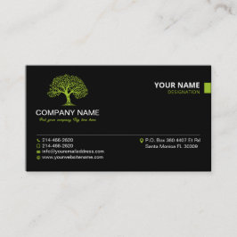 Minimalistisch, einfach, Beruflich, schwarz, einzi Visitenkarte