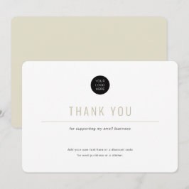 Minimalistisch-einfach-Business-Dankeskarte Dankeskarte