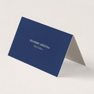 Minimalistisch Einfach Klar Modern Original Navybl Visitenkarten