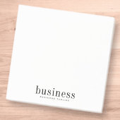 Minimalistisch Einfache Elegante Moderner Firmenna Post-it Klebezettel