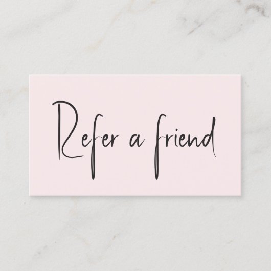 Minimalistisch Einfache Elegante Schwarze Rose Wei Empfehlungskarte (Vorderseite)