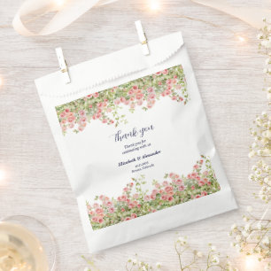 Minimalistisch Einfache Hübsche Rose Weinroute Men Geschenktütchen