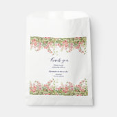 Minimalistisch Einfache Hübsche Rose Weinroute Men Geschenktütchen (Vorderseite)