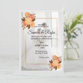 Minimalistisch Einladung (Stehend Vorderseite)