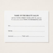 Minimalistisch Elegant (Rückseite)