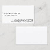 Minimalistisch elegant Beruflich Visitenkarte (Vorne/Hinten)