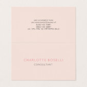 Minimalistisch Elegant Beruflich Visitenkarten (Außenseite Aufgefaltet)