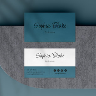 Minimalistisch Elegant Boho - Custom Beruflich Visitenkarte