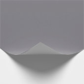 Minimalistisch Elegant Chic Solid Fossil Grau Schl Geschenkpapier (Ecke)