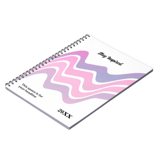 Minimalistisch - Elegant & Flow Notizblock (Linke Seite)