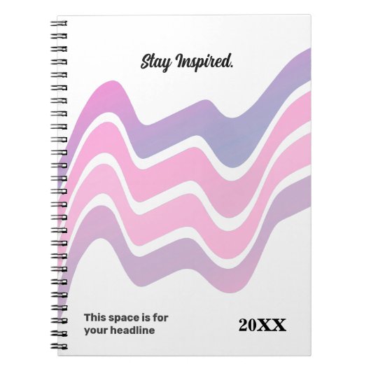 Minimalistisch - Elegant & Flow Notizblock (Vorderseite)