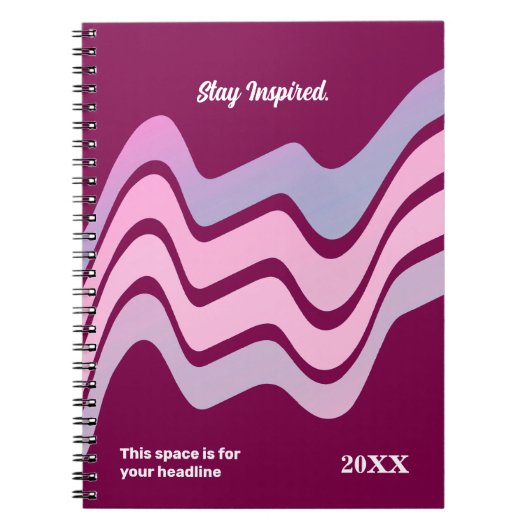 Minimalistisch - Elegant & Flow Notizblock (Vorderseite)