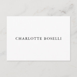 Minimalistisch Elegant Klassisch Beruflich einfach Begleitkarte