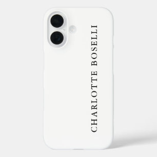 Minimalistisch Elegant Klassisch Beruflich einfach iPhone 16 Hülle