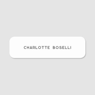 Minimalistisch Elegant Klassisch Beruflich einfach Namensschild