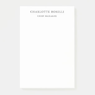 Minimalistisch Elegant Klassisch Beruflich einfach Post-it Klebezettel