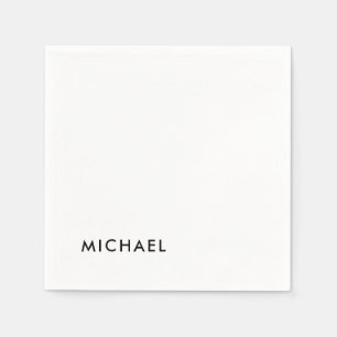 Minimalistisch Elegant Klassisch Beruflich einfach Serviette