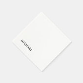 Minimalistisch Elegant Klassisch Beruflich einfach Serviette (Ecke)