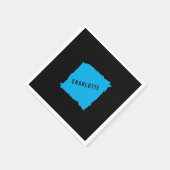 Minimalistisch Elegant Klassisch Professionell Eig Serviette (Ecke)