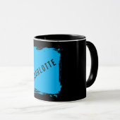 Minimalistisch Elegant Klassisch Professionell Eig Tasse (VorderseiteRechts)