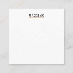 Minimalistisch Elegant Klassisch Professionell Ein Begleitkarte