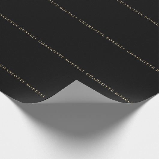 Minimalistisch Elegant Klassisch Professionell Ein Geschenkpapier (Ecke)