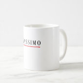 Minimalistisch Elegant Klassisch Professionell Ein Kaffeetasse (VorderseiteRechts)