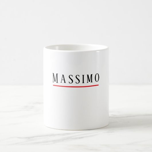 Minimalistisch Elegant Klassisch Professionell Ein Kaffeetasse (Mittel)