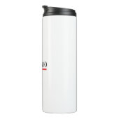 Minimalistisch Elegant Klassisch Professionell Ein Thermosbecher (Nach rechts gedreht)