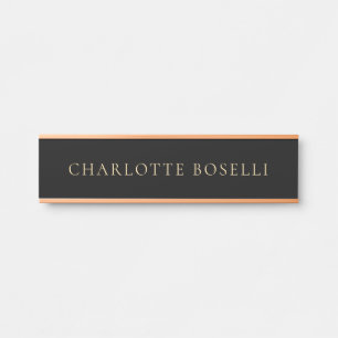 Minimalistisch Elegant Klassisch Professionell Ein Türschild